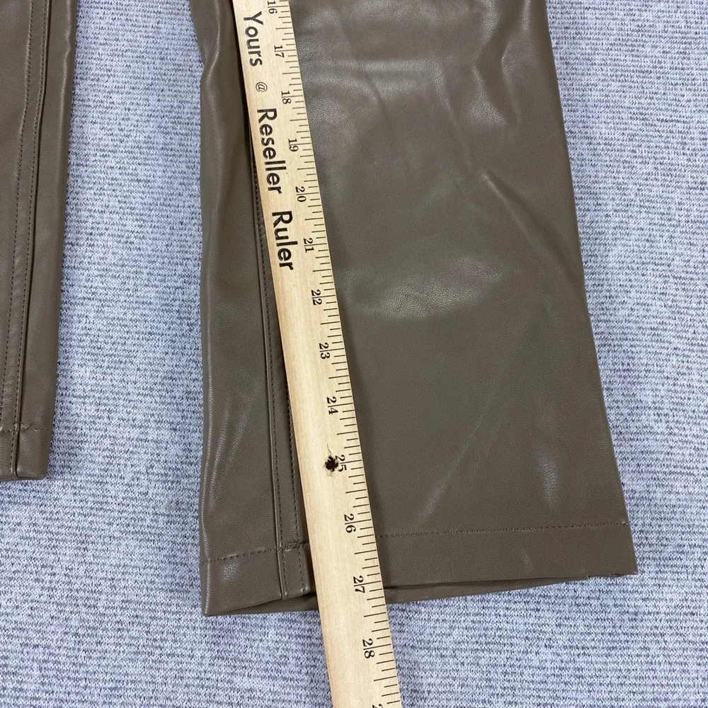 Abercrombie &‎ Fitch Curve Love 90s Straight Ultra High Rise Vegan Pants 25